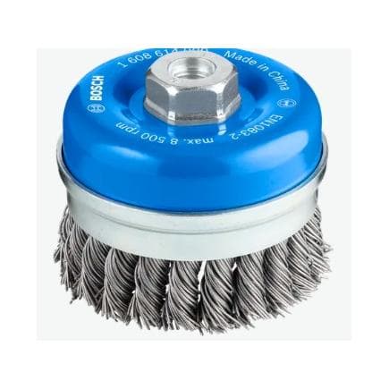 BOSCH 2608622099 - Brosse à godets avec fils métalliques noués