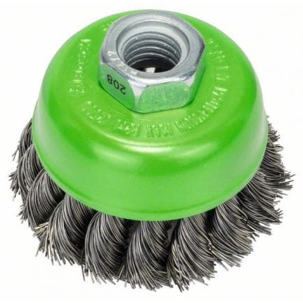 BOSCH 2608622104 - Brosse boisseau avec fil noué, acier inoxydable