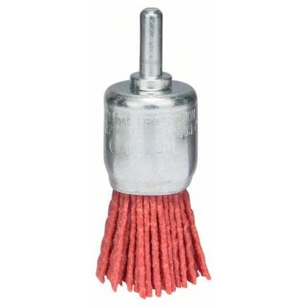 BOSCH 2609256540 - Brosse pour mèches avec fil de nylon avec abrasif en oxyde d'aluminium, ø25mm