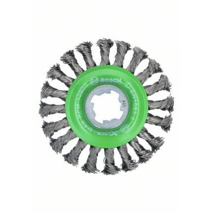 BOSCH 2608620733 - X-LOCK Roue à fils noués ø115mm, acier inoxydable
