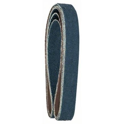 BOSCH 2609256242 - Jeu de bandes abrasives pour Black + Decker Powerfile, pour le métal (3 pcs.)