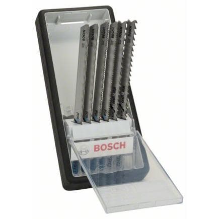 BOSCH 2607010573 - Jeu de lames de scie sauteuse à queue en T ''Robust Line Metal Profile'' (6 pcs.)