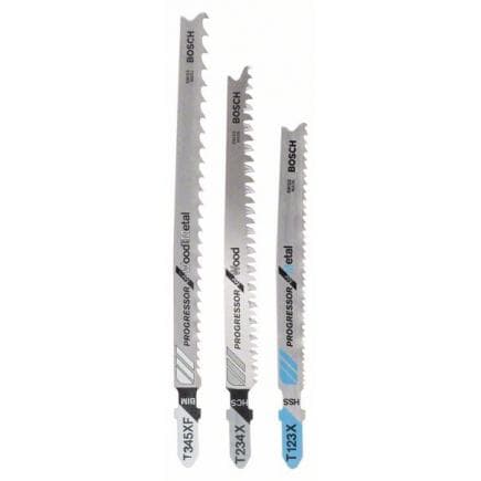 BOSCH 2609256743 - Jeu de lames de scie sauteuse ''Progressor'' (3 pièces)