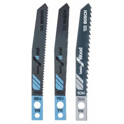 BOSCH 2609256778 - Jeu de lames de scie sauteuse avec connexion Makita (3 pcs.)