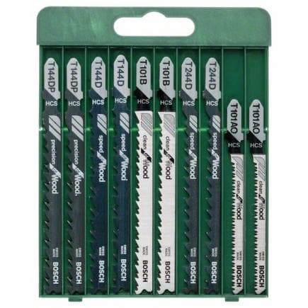 BOSCH 2609256744 - Jeu de lames de scie sauteuse en T (10 pièces)