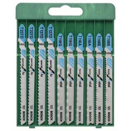 BOSCH 2609256745 - Jeu de lames de scie sauteuse en T (10 pièces)