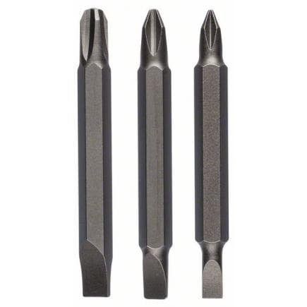 BOSCH 2609255959 - Jeu d'embouts doubles pour vis cruciformes Phillips et vis à fente PH, S (3 pièces)