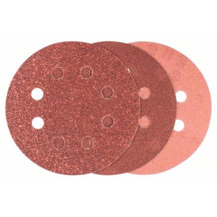 BOSCH 2609256A28 - Feuilles abrasives pour ponceuse orbitale aléatoire 125mm (6 pcs.)