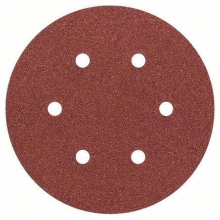BOSCH 2609256A35 - Feuilles abrasives pour ponceuse orbitale aléatoire 150mm (6 pcs.)