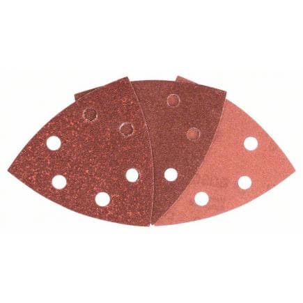 BOSCH 2609256A54 - Feuilles abrasives pour ponceuse delta 93mm (6 pcs.)