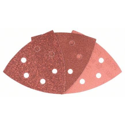 BOSCH 2609256A60 - Jeu de feuilles abrasives pour ponceuse delta 105mm (6 pcs.)
