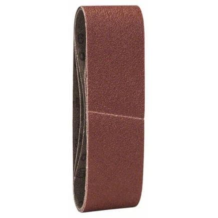 BOSCH 2609256184 - Jeu de bandes abrasives pour diverses ponceuses Bosch, qualité rouge 40x305mm (3 pcs.)