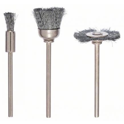 BOSCH 2609256554 - Jeu de mini-brosses (3 pièces)