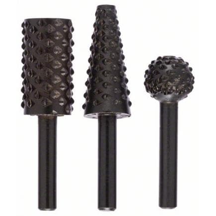 BOSCH 1609200307 - Jeu de mèches pour toupie à main libre 16mm (3 pcs.)