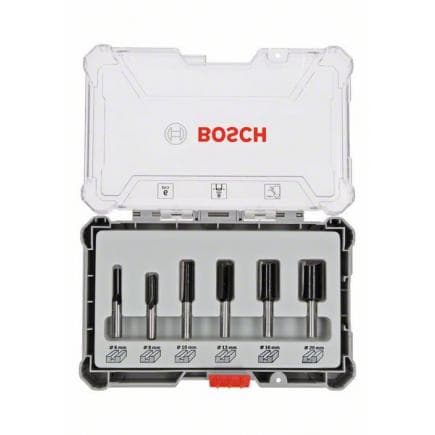 BOSCH 2607017465 - Jeu de fraises avec mèches droites (6 pcs.)