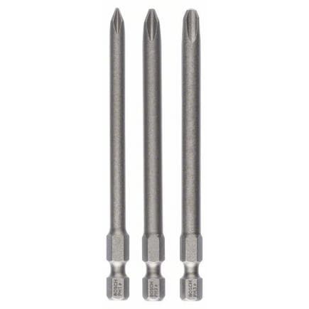 BOSCH 2607001752 - Jeu d'embouts de tournevis, Extra Hard (3 pièces)