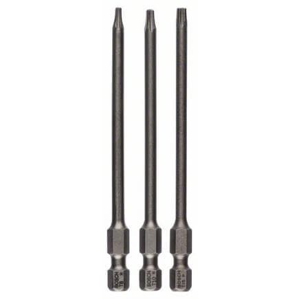BOSCH 2607001760 - Jeu d'embouts de tournevis ''Extra Hard'' T (3 pcs.)