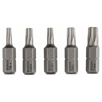 BOSCH 2607001768 - Jeu d'embouts de tournevis ''Extra Hard'' T (5 pièces)