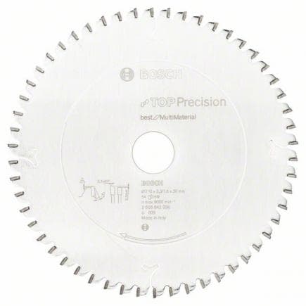 BOSCH 2608642096 - Lame de scie circulaire ''Top Precision Best for Multi Material''