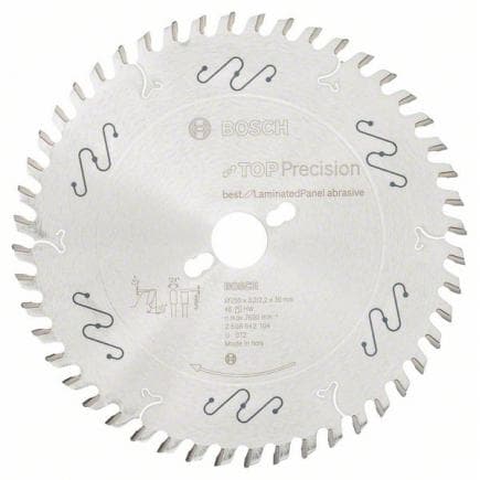 BOSCH 2608642104 - Lame de scie circulaire ''Top Precision Best for Laminated Panel Abrasive''