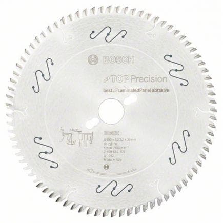 BOSCH 2608642109 - Lame de scie circulaire ''Top Precision Best for Laminated Panel Abrasive''
