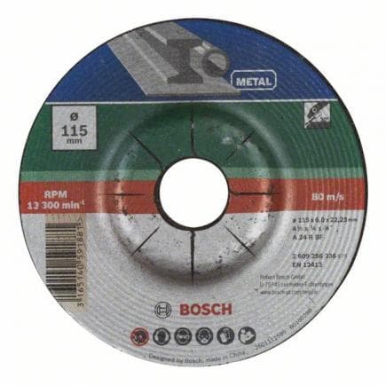 BOSCH 2609256336 - Meule avec centre déprimé, pour métal