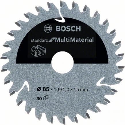 BOSCH 2608837752 - Lame de scie circulaire ''Standard for Multi Material'' pour scies sans fil 85x1.5/1x15 T30