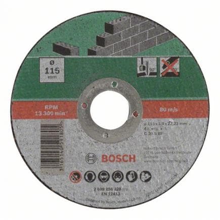BOSCH 2609256328 - Disques à découper droits, pierre