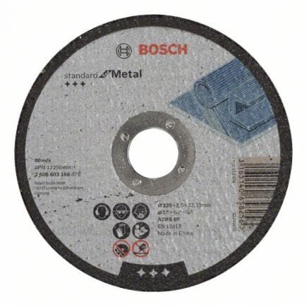 BOSCH 2608603166 - Disque à tronçonner droit A 30 S BF ''Standard for Metal''.