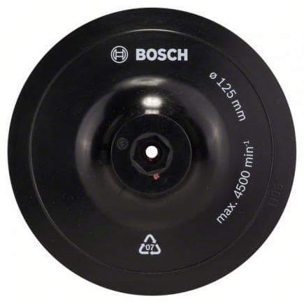 BOSCH 1609200154 - Plateau de ponçage avec fixation auto-agrippante ø125mm