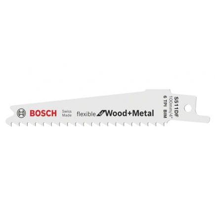 BOSCH 2608657722 - Lame de scie à guichet S 511 DF ''Flexible for Wood and Metal''