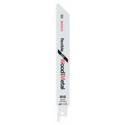 BOSCH 2609256711 - Lame de scie alternative bi-métal S 922 HF ''Flexible for Wood and Metal''