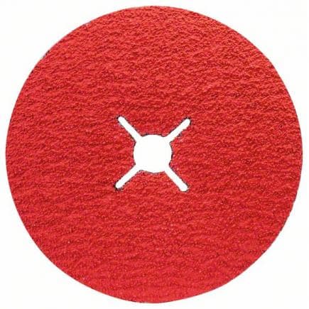 BOSCH 2608621619 - R780 disque de ponçage fibre ''Best for Metal + Inox'' ø180mm