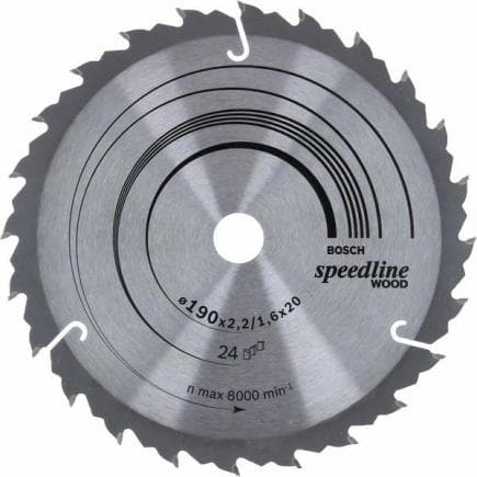 BOSCH 2608642600 - Lames de scies circulaires ''Speedline Wood''.
