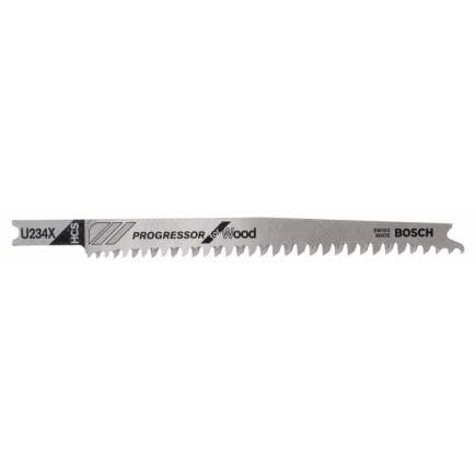 BOSCH 2608633525 - Lame de scie sauteuse U 234 X ''Progressor for Wood''.