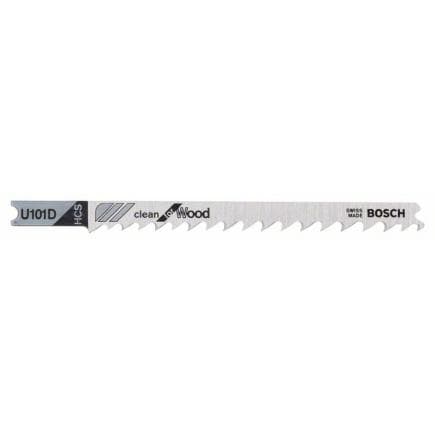 BOSCH 2608637723 - Lame de scie sauteuse U 101 D ''Clean for Wood''