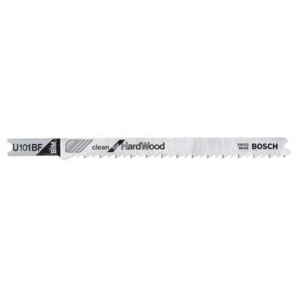 BOSCH 2608636236 - Lame de scie sauteuse U 101 BF ''Clean for Hard Wood''