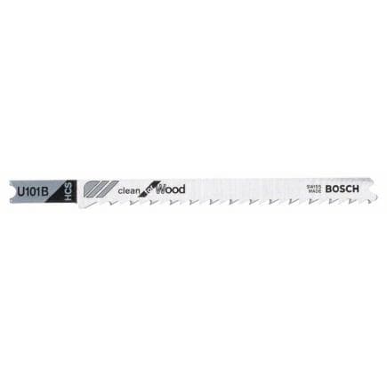BOSCH 2608630565 - Lame de scie sauteuse U 101 B ''Clean for Wood''