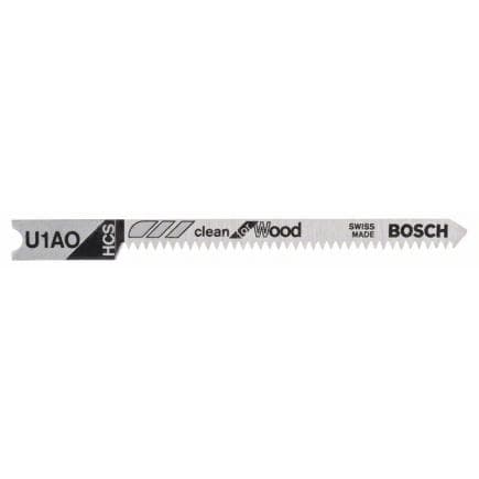 BOSCH 2608637724 - Lame de scie sauteuse U 1 AO ''Clean for Wood''