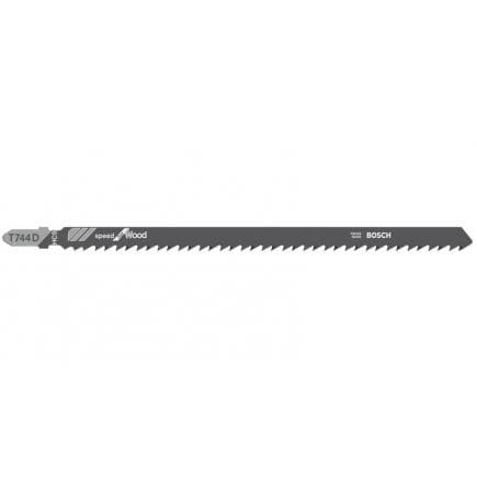 BOSCH 2608663314 - Lame de scie sauteuse T 744 D ''Speed for Wood''.