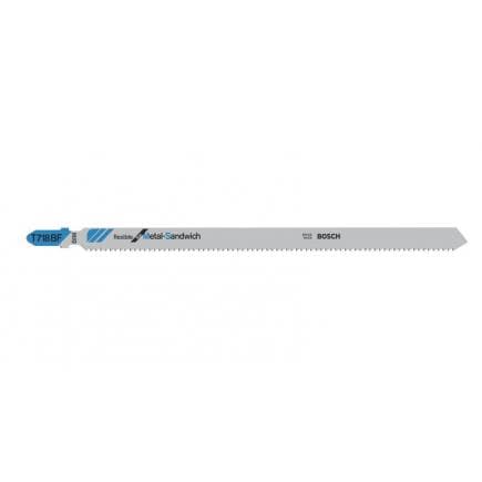 BOSCH 2608636335 - Lame de scie sauteuse T 718 BF ''Metal-Sandwich''.