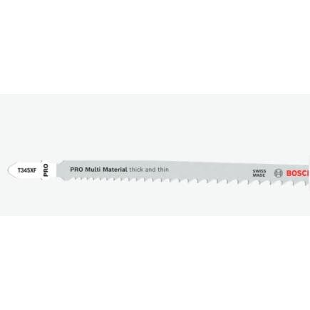BOSCH 2608634993 - Lame de scie sauteuse T 345 XF ''Progressor for Wood and Metal''.