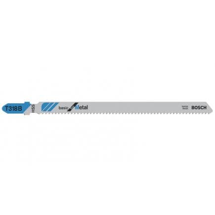 BOSCH 2608638699 - Lame de scie sauteuse T 318 B ''Basic for Metal''