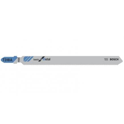 BOSCH 2608638698 - Lame de scie sauteuse T 318 A ''Basic for Metal''