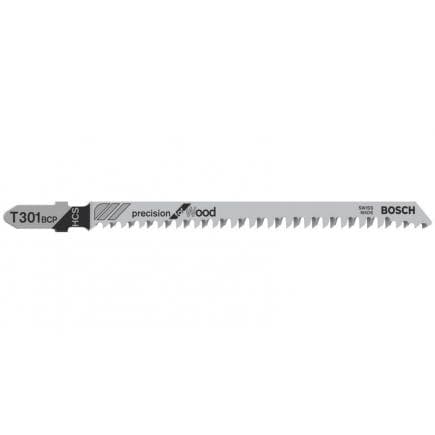 BOSCH 2608633A40 - Lame de scie sauteuse T 301 BCP ''Precision for Wood''.