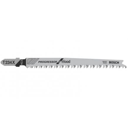 BOSCH 2608633524 - Lame de scie sauteuse T 234 X ''Progressor for Wood''.