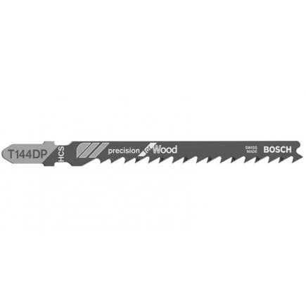 BOSCH 2608633A39 - Lame de scie sauteuse T 144 DP ''Precision for Wood''.