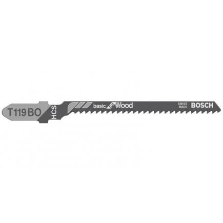 BOSCH 2608637788 - Lame de scie sauteuse T 119 BO ''Basic for Wood''