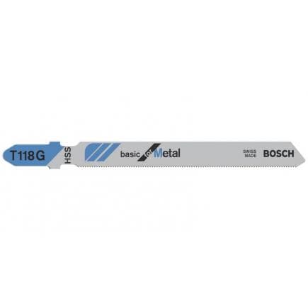 BOSCH 2608631674 - Lame de scie sauteuse T 118 G ''Basic for Metal''
