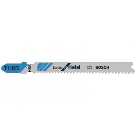 BOSCH 2608631673 - Lame de scie sauteuse T 118 B ''Basic for Metal''
